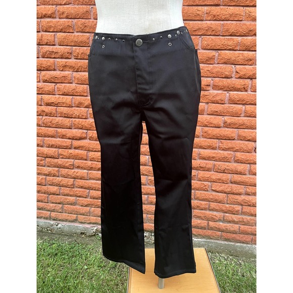 Harley-Davidson Pants - Harley-Davidson black studded women's size 10